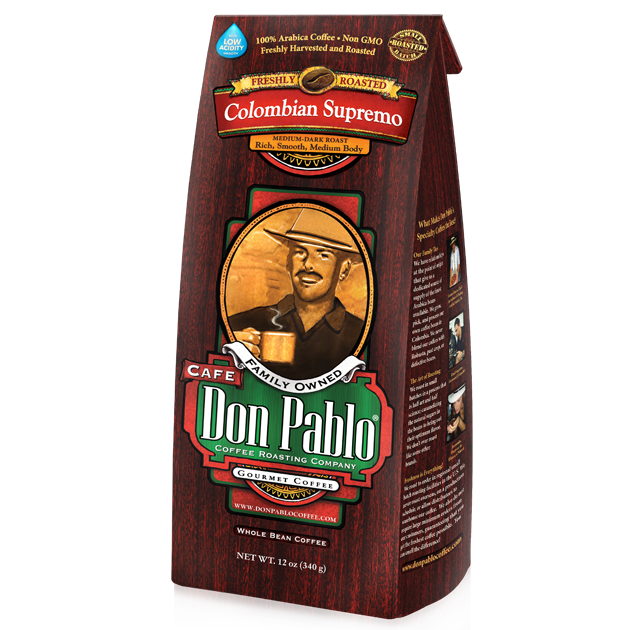 Don Pablo Colombian Supremo, 12 oz bag